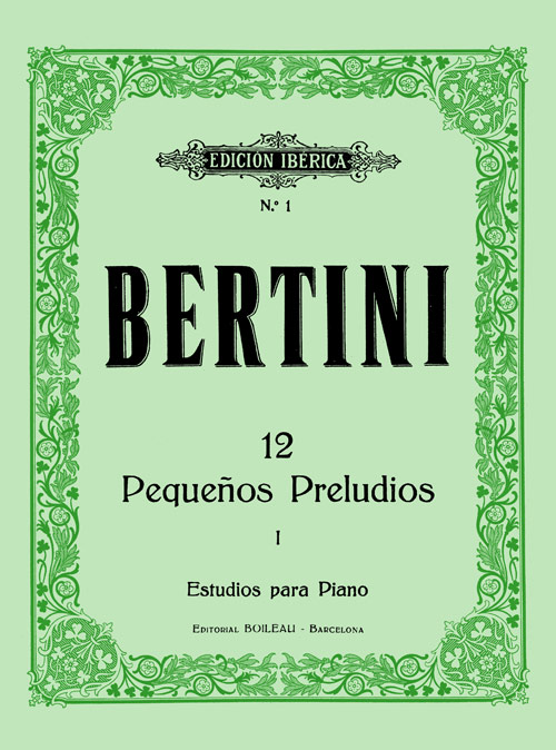 BERTINI H. - PEQUEÑOS PRELUDIOS (12) -