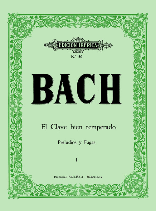 BACH J.S. - CLAVE BIEN TEMPERADO V.1 - BWV.846/869
