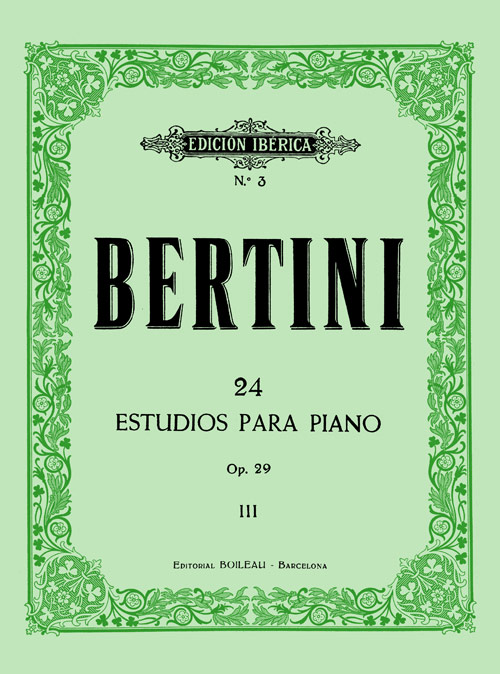 BERTINI H. - ESTUDIOS (24) - OP.29