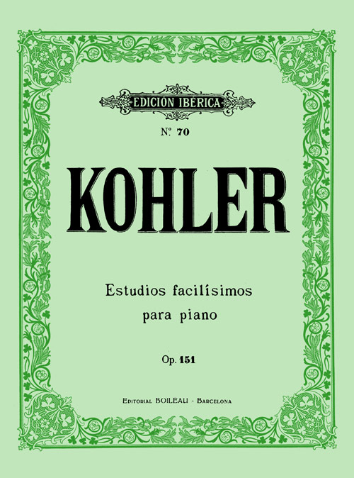 KOHLER L. - ESTUDIOS MUY FACILES - OP.151