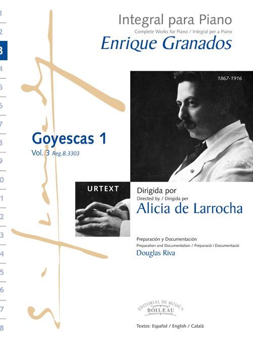 GRANADOS E. - INTEGRAL GOYESCAS V.1 URTEXT -
