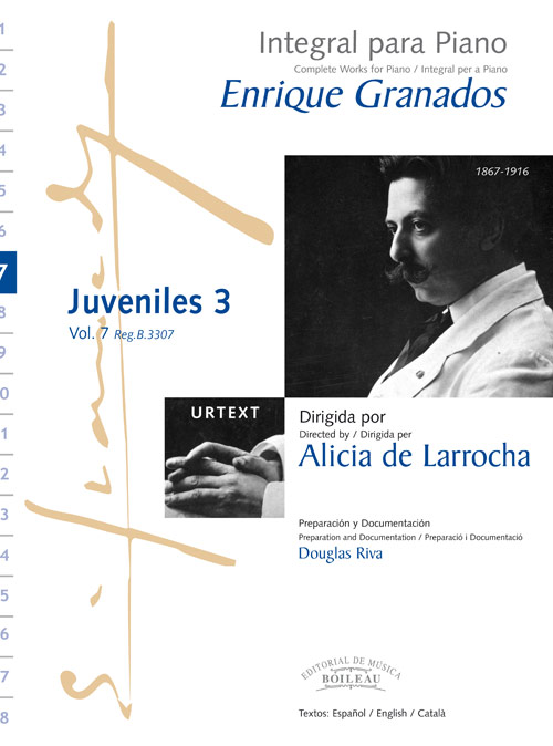 GRANADOS E. - JUVENILES 3 (MISCELANEA) (URTEXT) V.7 DE LA INTEGRAL PARA PIANO