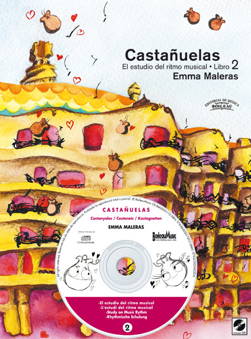 MALERAS E. -  ESTUDIO DEL RITMO MUSICAL CASTAÑUELAS V.2 + CD