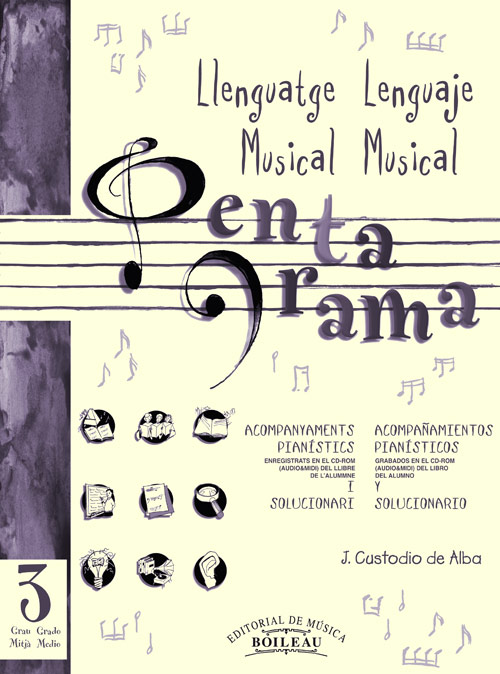CUSTODIO J. - PENTAGRAMA Vº3 G MEDIO (CASTELLANO/CATALAN) SOLUCIONES (profesor)