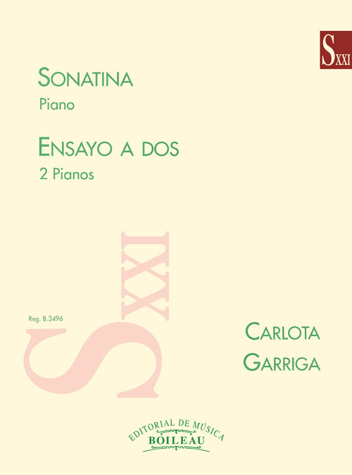 GARRIGA C. - SONATINA . ENSAYO A DOS