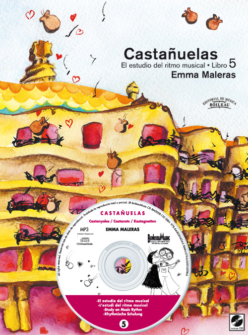 MALERAS E. - ESTUDIO DEL RITMO MUSICAL CASTAÑUELAS Vº5 +CD