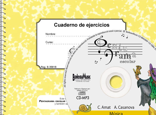 AMAT CUNNINGTON/ CASANOVA- PENTAGRAMA ESCOLAR - CUADERNO EJERCICIOS 5