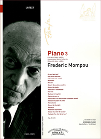 MOMPOU F. - OBRA PIANO V.3