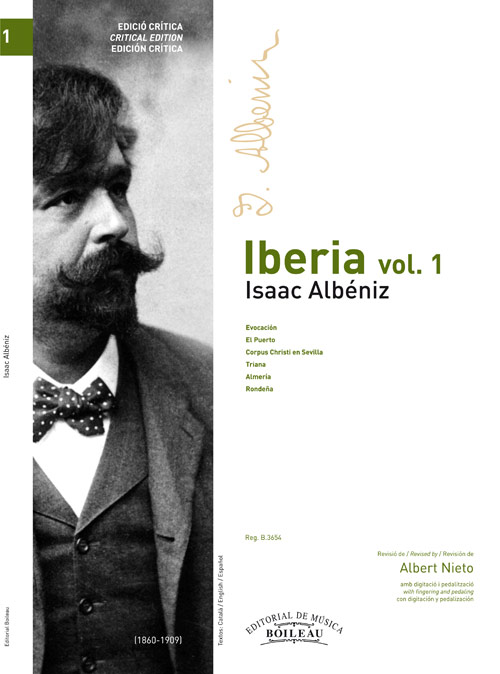ALBENIZ I. - IBERIA Vº 1. REV .ALBERT NIETO