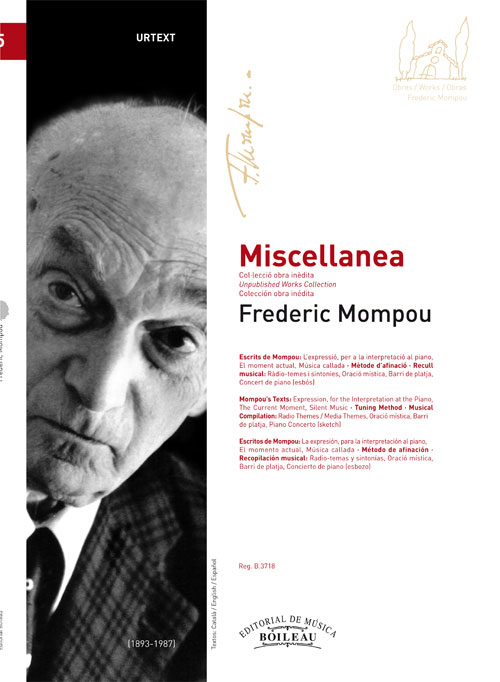 MOMPOU F. - MISCELLANEA