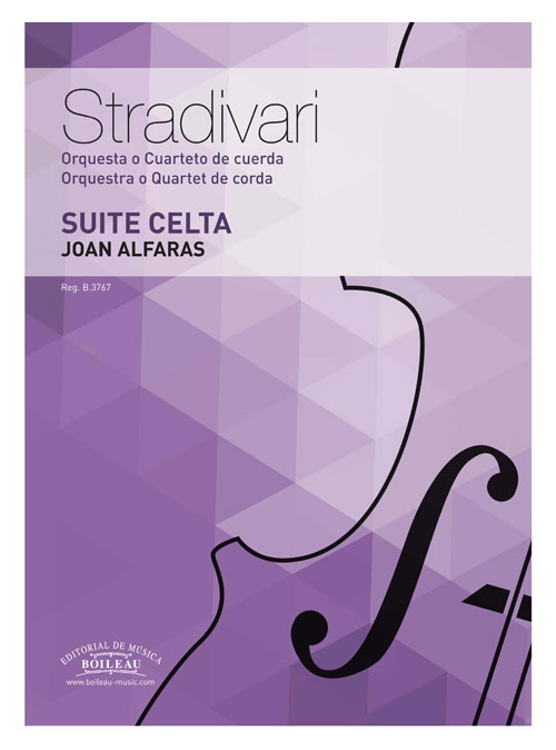 ALFARAS J. - STRADIVARI SUITE CELTA (CTBJO/CELLO/V/VLA)
