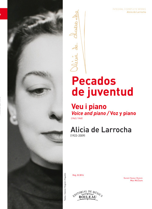 LARROCHA A. - PECADOS DE JUVENTUD V.4 VOZ Y PIANO