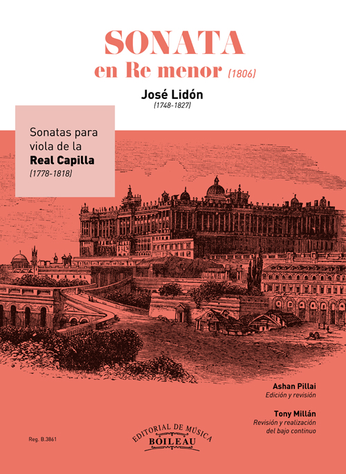 LIDON J. - SONATA REM VIOLA Y BAJO CONTINUO