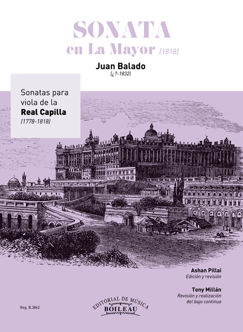 BALADO J. - SONATA LA M VIOLA Y BAJO CONTINUO