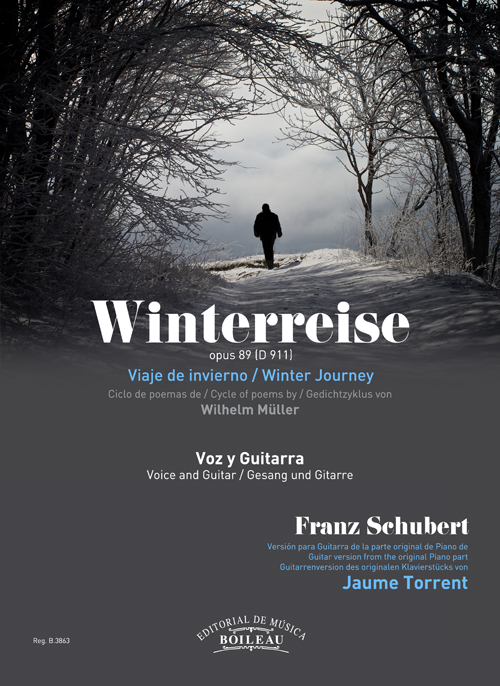 SCHUBERT F. - WINTERREISE - OP.89-D911 VOZ Y GUITARRA