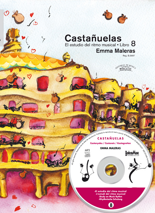 MALERAS E. -  CASTAÑUELAS  V.8 +CD (EL ESTUDIO DEL RITMO MUSICAL)