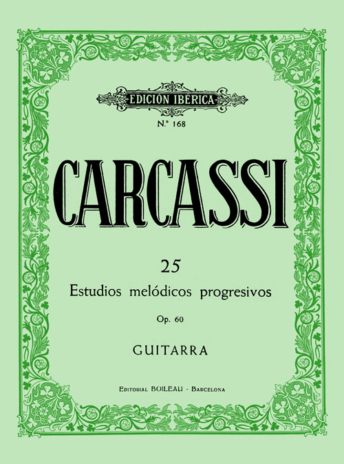 CARCASSI M. - ESTUDIOS MELODICOS Y PROGRESIVOS (25) - OP.60