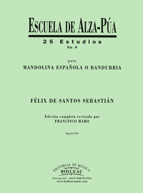SANTOS SEBASTIAN F. - ESCUELA DE ALZA-PUA OP. 9 (MANDOLINA Y BANDURRIA)