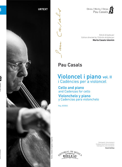 CASALS P. - OBRA VIOLONCHELO Y PIANO V.2