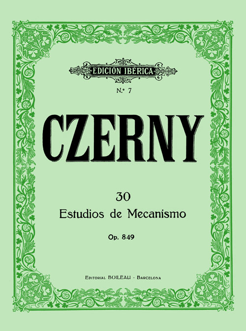 CZERNY C. - ESTUDIOS DE MECANISMO - OP.849