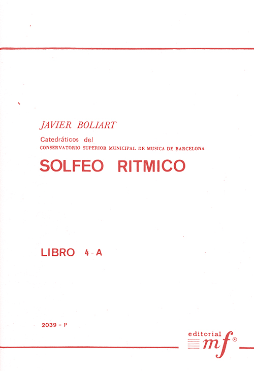 BOLIART X. - SOLFEO RITMICO 4º A