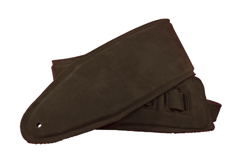 CORREA GUITARRA - BOURBON NOBUCK CHOCOLATE