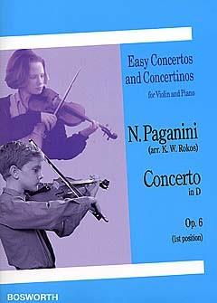 PAGANINI N. - CONCIERTO RE OP.6 (V/P)