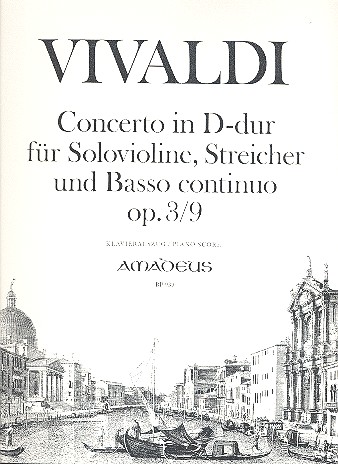 VIVALDI A. - CONCIERTO REM OP.3 Nº 9 - VIOLIN Y PIANO