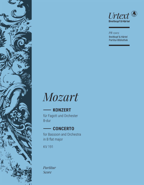 MOZART W.A. - CONCIERTO SI b M FAGOT Y ORQUESTA KV.191 URTEXT