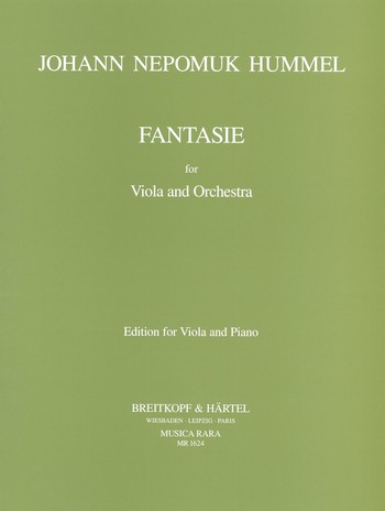 HUMMEL J. - FANTASIA - VIOLA Y PIANO