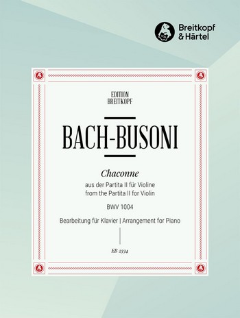 BACH J.S. - CHACONA RE m - BWV.1004 PARTITA II DE VIOLIN