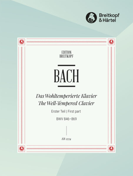 BACH J.S. - CLAVE BIEN TEMPERADO V.1 - BWV.846/858 (ED.MUGELLINI)