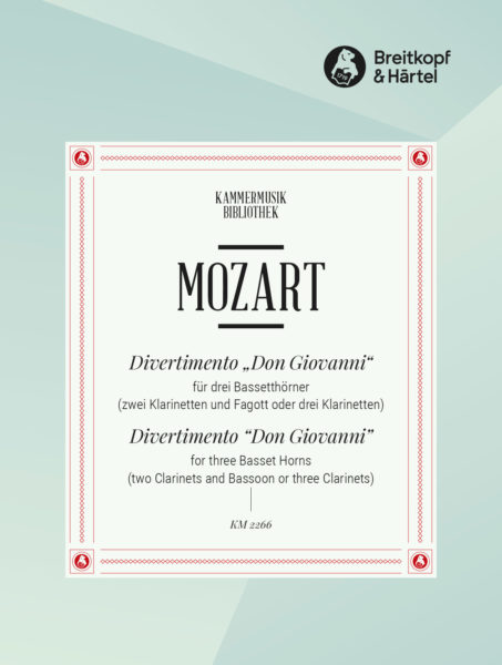 MOZART W.A. - DIVERTIMENTO DON GIOVANNI 2 CLARINETES Y FAGOT