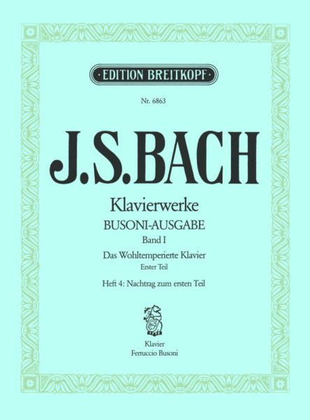 BACH J.S. - CLAVE BIEN TEMPERADO V.1 PARTE 4ª -