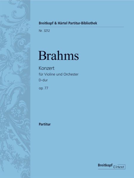 BRAHMS J. - CONCIERTO RE M OP.77 URTEXT