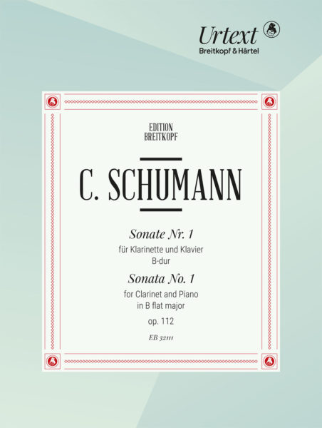 SCHUMANN C. - SONATA Nº1 SIbM CLARINETE URTEXT