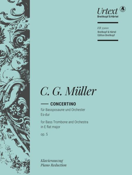 MÜLLER C.G. - CONCERTINO MIBM OP.5 TROMBON BAJO URTEXT