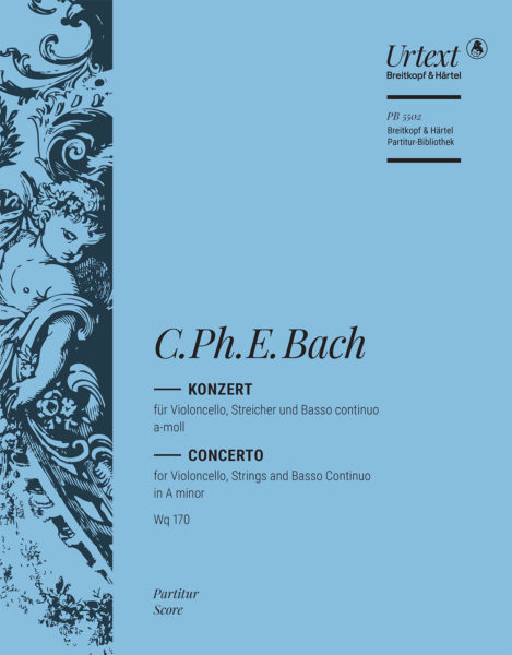BACH C.P.E. - CONCIERTO LA m Wq 170 URTEXT