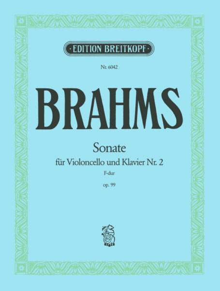 BRAHMS J. - SONATA FA M Nº2 - OP.99