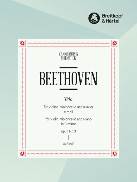 BEETHOVEN L.V. - TRIO Nº1 MIb M (SC+PT)             V/VCP - OP.1 Nº1