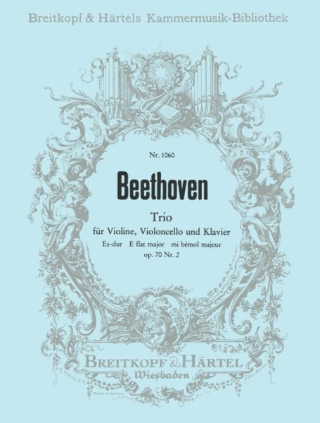 BEETHOVEN L.V. - TRIO Nº6 MIb M (SC+PT)             V/VCP - OP.70 Nº2