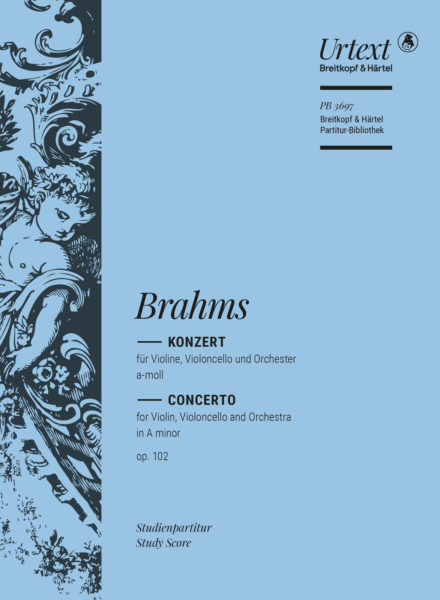 BRAHMS J. - CONCIERTO LA m (SC+PT)             V/VCP - OP.102