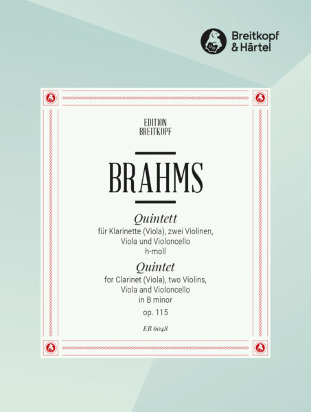 BRAHMS J. - QUINTETO SI m (PT)   CL(VA)/2V/VA/VC - OP.115