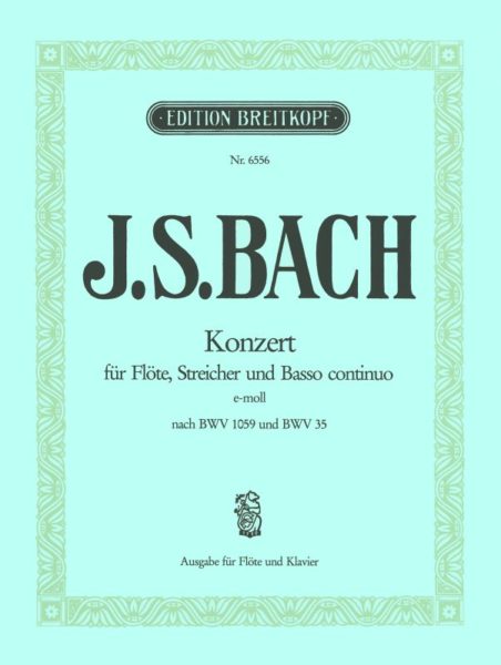 BACH J.S. - CONCIERTO MI m -