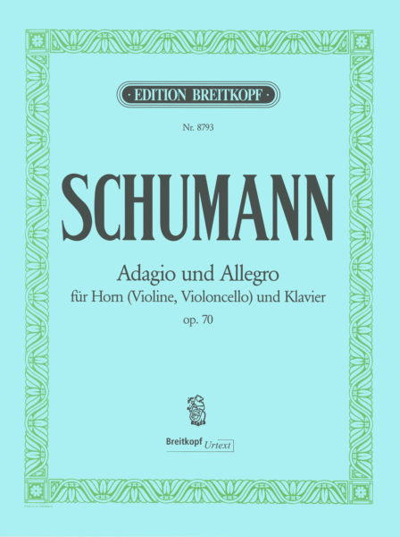 SCHUMANN R. - ADAGIO Y ALLEGRO TR o V o VC)  OP.70 URTEXT