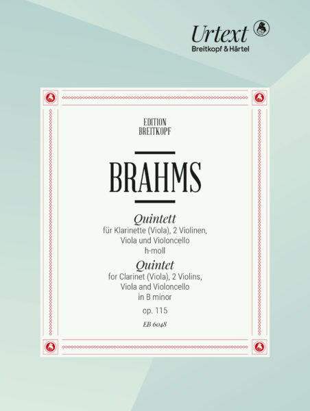BRAHMS J. - QUINTETO SI m (PT)           CL/2V/VA/VC - OP.115