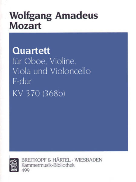 MOZART W.A. - CUARTETO F M  KV.370 (368B)