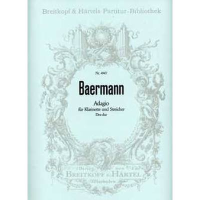 BAERMANN C. - ADAGIO REb M (CLARINETE Y CUERDAS)