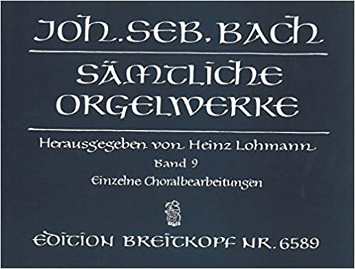 BACH J.S. - OBRA V.9 -