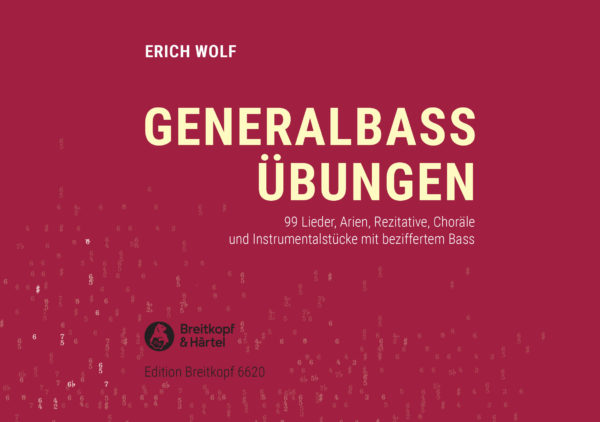 WOLF H. - GENERALBASS-UBUNGEN -